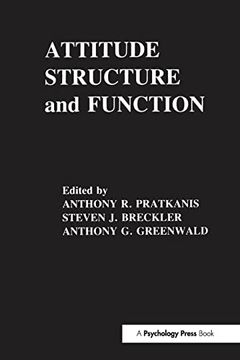 portada Attitude Structure and Function (Ohio State University Volumes on Attitudes and Persuasion; 3) (in English)