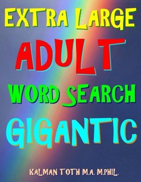 portada Extra Large Adult Word Search Gigantic: 300 Entertaining Extra Large Print Themed Puzzles