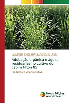 portada Adubação Orgânica e Águas Residuárias no Cultivo do Capim Tifton 85