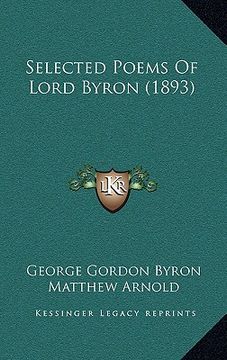 portada selected poems of lord byron (1893) (en Inglés)