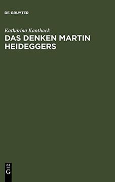 portada Das Denken Martin Heideggers 