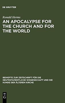 portada An Apocalypse for the Church and for the World (en Inglés)