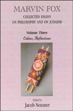 portada marvin fox: collected essays on philosophy and on judaism, vol. 3: ethics, reflections (en Inglés)