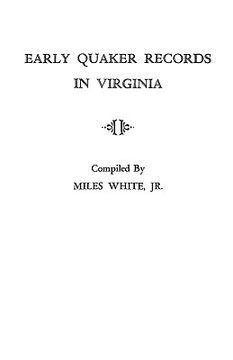 portada early quaker records in virginia (in English)