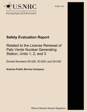 portada Safety Evaluation Report Related to the License Renewal of Palo Verde Nuclear Generating Station, Units 1, 2, and 3
