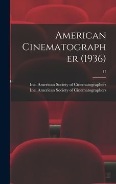 portada American Cinematographer (1936); 17 (en Inglés)