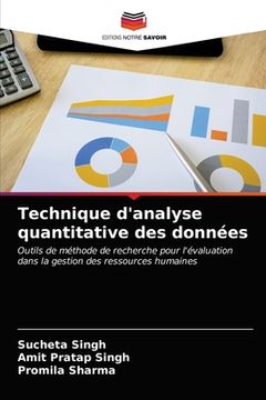 portada Technique d'analyse quantitative des données (en Francés)
