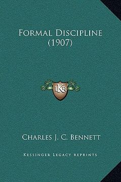 portada formal discipline (1907) (in English)