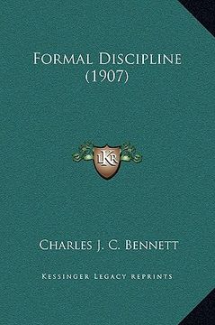 portada formal discipline (1907) (en Inglés)