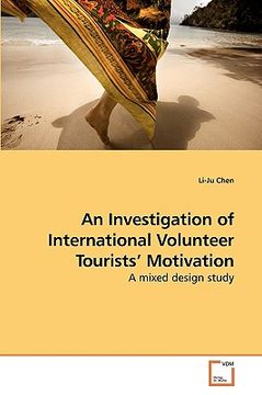 portada an investigation of international volunteer tourists' motivation (in English)