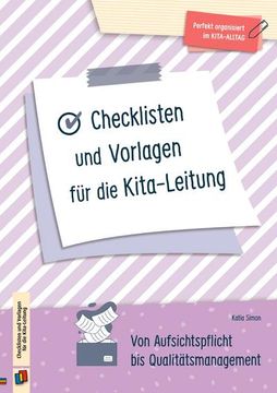 portada Checklisten und Vorlagen für die Kita-Leitung (en Alemán)