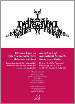 portada El Rorschach en Sujetos No-Pacientes: Tablas Normativas. Rorschach of Nonpatient Subjects: Normative Data (in Spanish)
