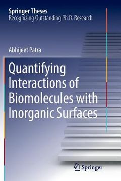 portada Quantifying Interactions of Biomolecules with Inorganic Surfaces