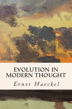 portada Evolution in Modern Thought (en Inglés)