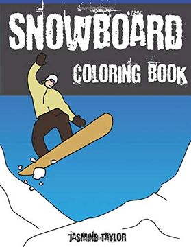 portada Snowboard Coloring Book (en Inglés)