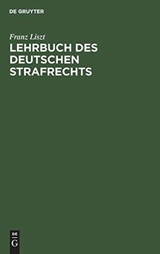 portada Lehrbuch des Deutschen Strafrechts 