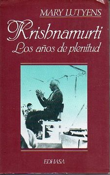 portada Krishnamurti: aÑos (in Spanish)