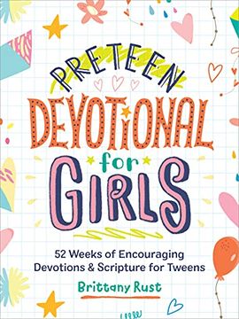 portada Preteen Devotional for Girls: 52 Weeks of Encouraging Devotions and Scripture for Tweens (en Inglés)