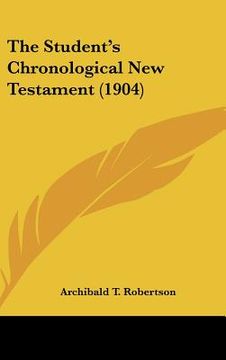 portada the student's chronological new testament (1904) (in English)