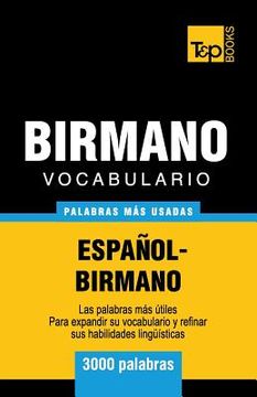 portada Vocabulario Español-Birmano - 3000 palabras más usadas