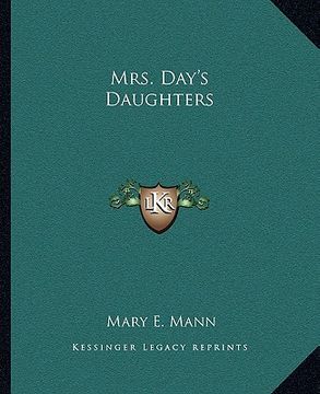 portada mrs. day's daughters (in English)