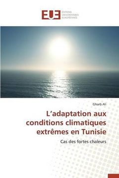 portada L'adaptation aux conditions climatiques extrêmes en Tunisie