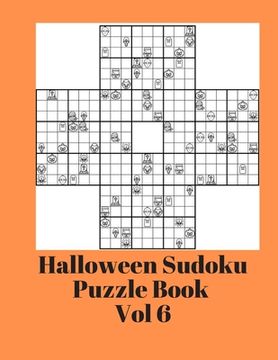 portada Halloween Sudoku Puzzle Book Volume 6: Brain Game With Icons NEW Extreme Challenge