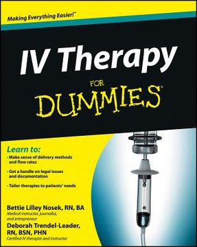 portada iv therapy for dummies (en Inglés)