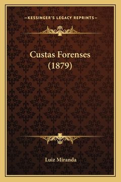 portada Custas Forenses (1879) (en Portugués)