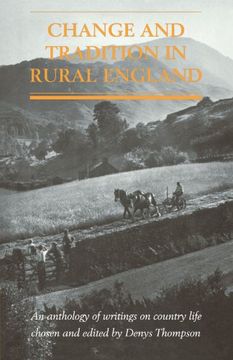 portada Change and Tradition in Rural England Paperback (in English)