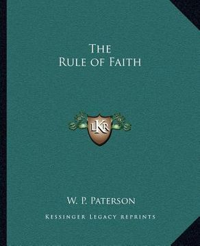 portada the rule of faith (in English)