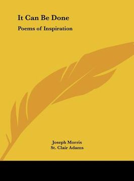 portada it can be done: poems of inspiration (in English)