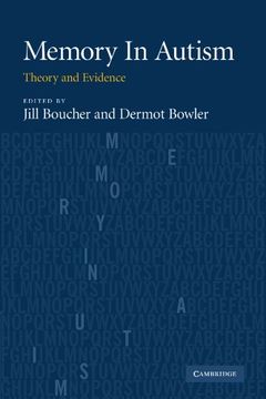 portada Memory in Autism: Theory and Evidence (in English)