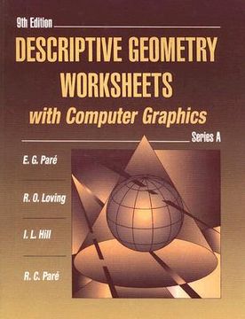 portada descriptive geometry worksheets with computer graphics