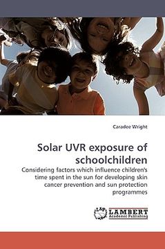portada solar uvr exposure of schoolchildren (en Inglés)