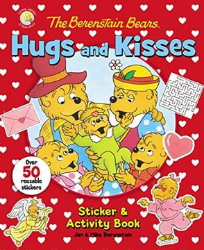 portada The Berenstain Bears Hugs and Kisses Sticker and Activity Book (Berenstain Bears (en Inglés)