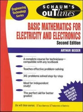 portada Schaum's Outline of Basic Mathematics for Electricity and Electronics (Schaum's Outline Series) (en Inglés)