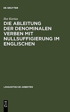 portada Die Ableitung der Denominalen Verben mit Nullsuffigierung im Englischen (in German)