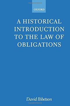 portada A Historical Introduction to the law of Obligations (en Inglés)