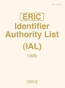 portada eric identifier authority list (ial) 1995 (en Inglés)