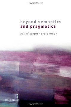 portada Beyond Semantics and Pragmatics (en Inglés)