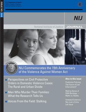 portada NIJ Commemorates the 15th Anniversary of the Violence Against Women Act (en Inglés)