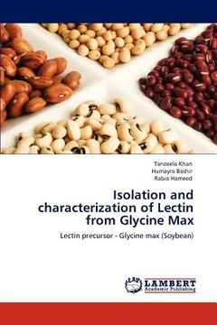 portada isolation and characterization of lectin from glycine max (en Inglés)