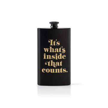 portada Pocket Flask: It'S What'S Inside That Counts (en Inglés)