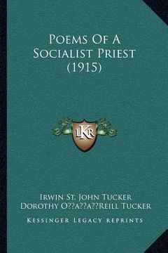 portada poems of a socialist priest (1915) (in English)