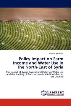 portada policy impact on farm income and water use in the north-east of syria (en Inglés)