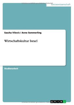 portada Wirtschaftskultur Israel (German Edition)