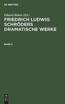 portada Friedrich Ludwig Schröders Dramatische Werke (in German)