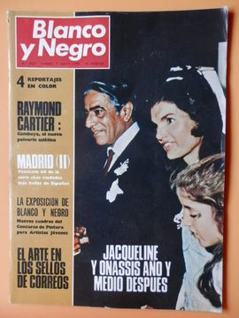 portada Blanco y Negro. 9 mayo 1970. Jacqueline y Onassis año y medio después. Nº 3027