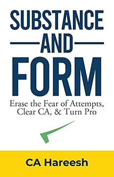portada Substance and Form: Erase the Fear of Attempts, Clear ca, & Turn pro (en Inglés)
